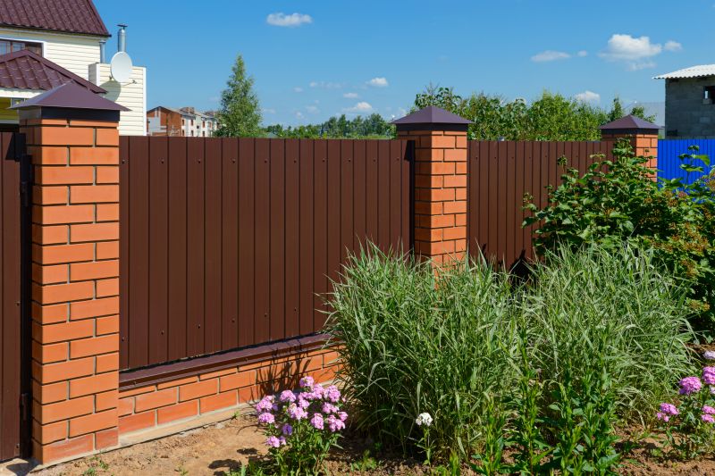 Brick Fence Installation in Norwalk, CT