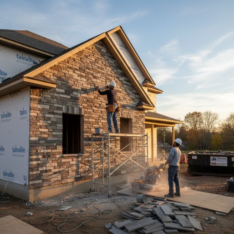 Brick Veneer Siding Installation
