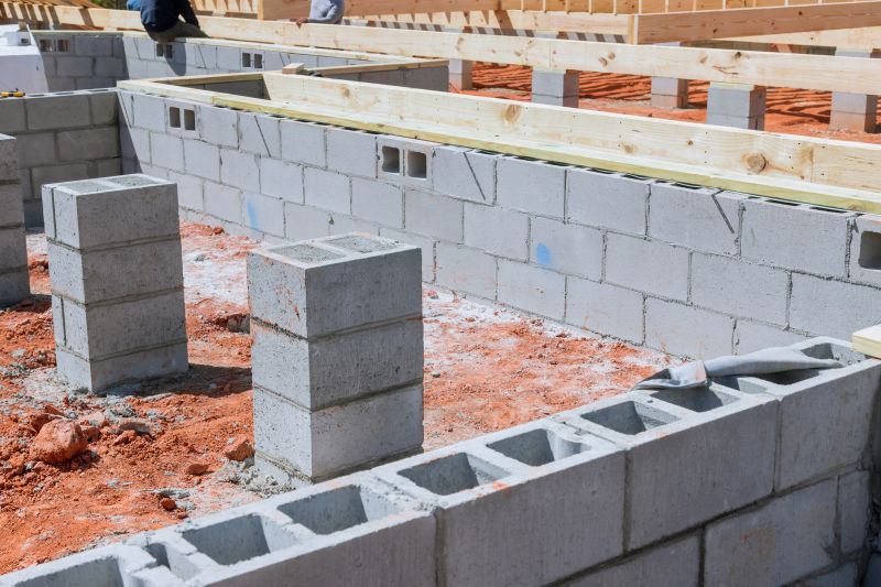 Cinder Blocks Installation